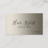 Gradiënt Grijze Achtergrond Visitekaartje (Voorkant)