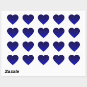 Gradiënt grijze polka-punten afdrukken abstracte f hart sticker (Vel)