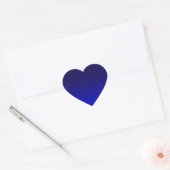 Gradiënt grijze polka-punten afdrukken abstracte f hart sticker (Envelop)