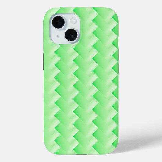 Gradiënt Groen in Shuffle Case-Mate iPhone Case (Achterkant)