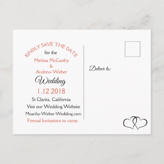 Gradiënt Groene Foto sparen het Briefkaart van de  (Achterkant)