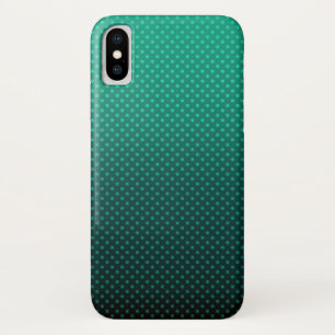 Gradiënt groene grijze poka-punten afdrukken abstr Case-Mate iPhone case
