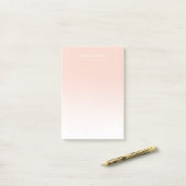 Gradiënt (groot) - Abrikozen Post-it® Notes (Op bureau)