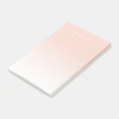 Gradiënt (groot) - Abrikozen Post-it® Notes (Schuin)