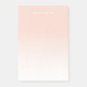 Gradiënt (groot) - Abrikozen Post-it® Notes (Voorkant)