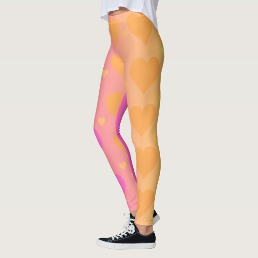 gradient heart leggings (Links)