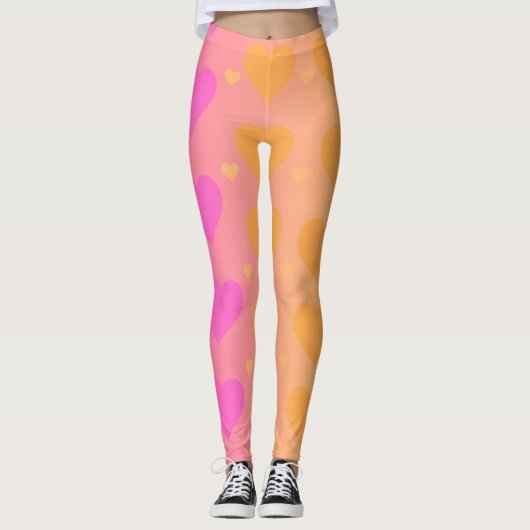 gradient heart leggings (Voorkant)