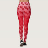 Gradient Hearts-Valentijnsdag Leggings (Achterkant)