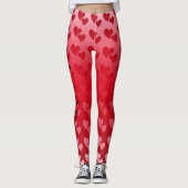 Gradient Hearts-Valentijnsdag Leggings (Voorkant)