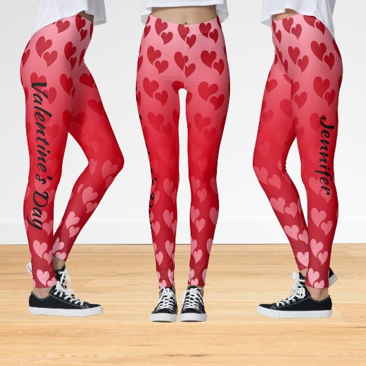 Gradient Hearts-Valentijnsdag Leggings