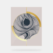 Gradient Hedendaagse kunst ontwerp Acryl Bord (Voorkant)