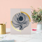 Gradient Hedendaagse kunst ontwerp Acryl Bord (Huwelijk)