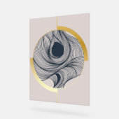 Gradient Hedendaagse kunst ontwerp Acryl Bord (Hoek)