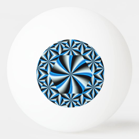 Gradiënt hexagonal patroon pingpongbal (Voorkant)