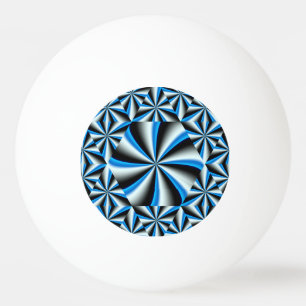 Gradiënt hexagonal patroon pingpongbal