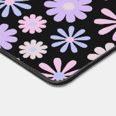 Gradiënt Holo Retro Daisies Goede Vibes Typografie Bureaumat (Hoek)