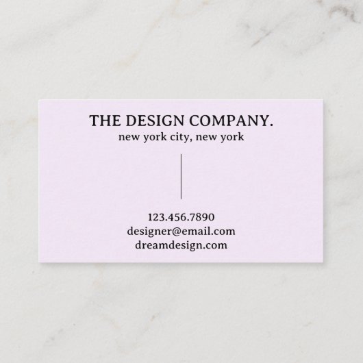 Gradiënt holografische aura-typografie visitekaartje (Achterkant)