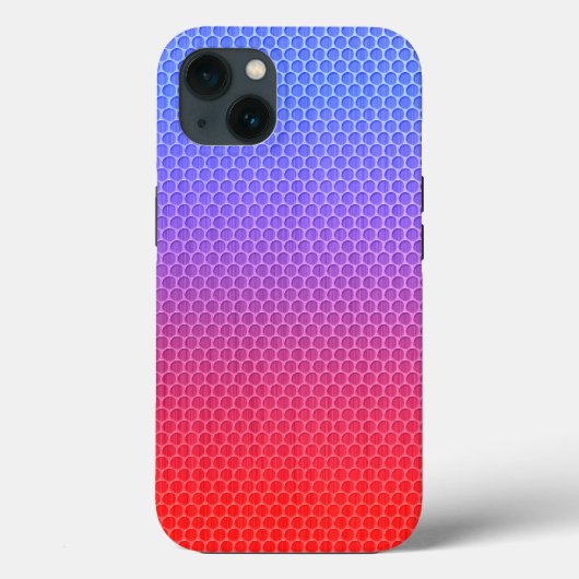 Gradiënt Honeycomb Case-Mate iPhone Case (Achterkant)