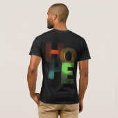 Gradient HOPE T-shirt – Vet en helder (Achterkant volledig)