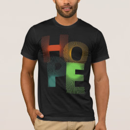 Gradient HOPE T-shirt – Vet en helder