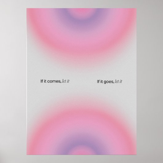 Gradient | Inspirational & decorative art Poster (Voorkant)
