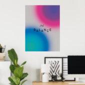 Gradient | Inspirational & decorative art Poster (Thuiskantoor)