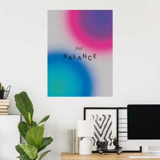 Gradient | Inspirational & decorative art Poster (Thuiskantoor)