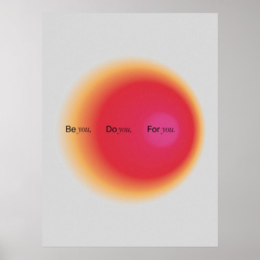 Gradient | Inspirational & decorative art Poster (Voorkant)