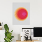 Gradient | Inspirational & decorative art Poster (Thuiskantoor)