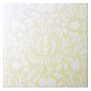 Gradiënt keukendecor William Morris yellow grijs Tegeltje