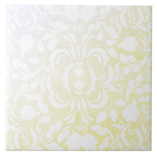 Gradiënt keukendecor William Morris yellow grijs Tegeltje (Voorkant)