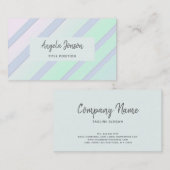 Gradiënt Kleurrijke Strepen Visitekaartje (Voorkant / Achterkant)