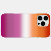 Gradient Lesbian Pride Flag – Lesbische Vlag Case-Mate iPhone Case (Achterkant (horizontaal))