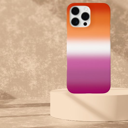 Gradient Lesbian Pride Flag – Lesbische Vlag Case-Mate iPhone Case