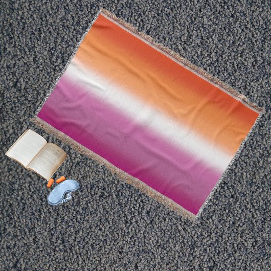 Gradient Lesbian Pride Flag – Lesbische Vlag Deken