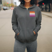 Gradient Lesbian Pride Flag – Lesbische Vlag Hoodie