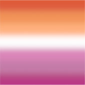 Gradient Lesbian Pride Flag – Lesbische Vlag Sticker (Voorkant)