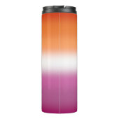 Gradient Lesbian Pride Thermosbeker (Achterkant)