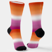 Gradient Lesbische Trots  Sokken (Gebogen)