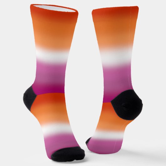 Gradient Lesbische Trots  Sokken (Gebogen)