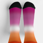 Gradient Lesbische Trots Sokken (Top)