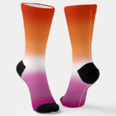 Gradient Lesbische Trots Sokken (Gebogen)