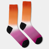 Gradient Lesbische Trots Sokken (Rechts)