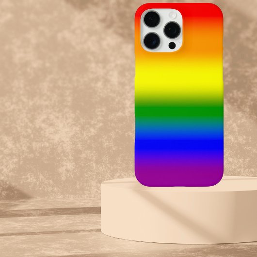 Gradient LGBTQ+ Rainbow Pride Flag - Rainbow Flag Case-Mate iPhone Case