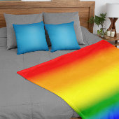 Gradient LGBTQ+ Rainbow Pride Flag - Rainbow Flag Fleece Deken