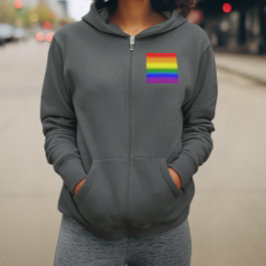 Gradient LGBTQ+ Rainbow Pride Flag - Rainbow Flag Hoodie