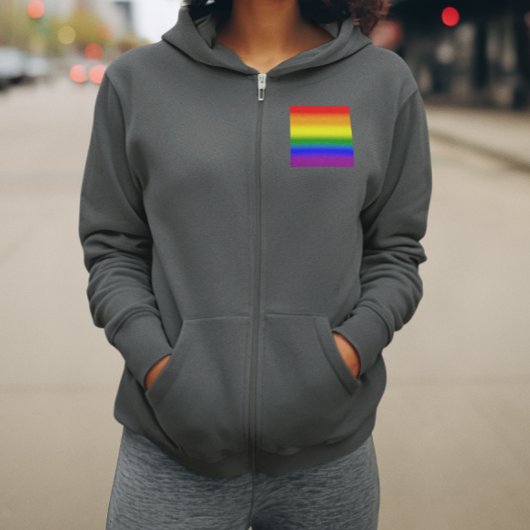 Gradient LGBTQ+ Rainbow Pride Flag - Rainbow Flag Hoodie