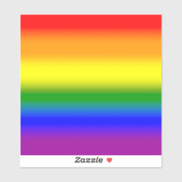 Gradient LGBTQ+ Rainbow Pride Flag - Rainbow Flag Sticker