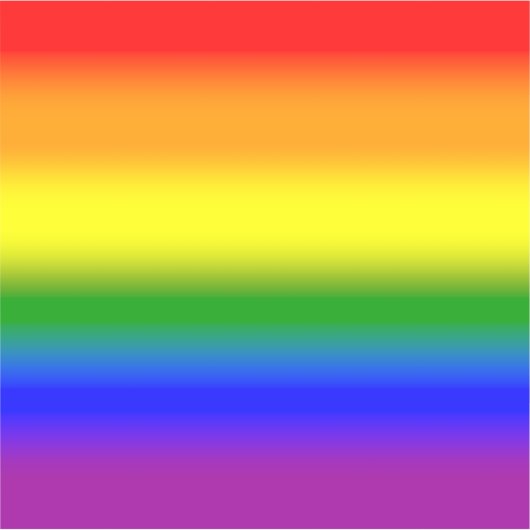 Gradient LGBTQ+ Rainbow Pride Flag - Rainbow Flag Sticker (Voorkant)