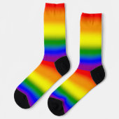 Gradient LGBTQ Rainbow Pride Sokken (Links)